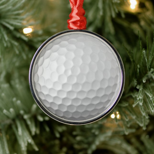 Golf Ball Dimples Ornament Aus Metall (Baum)