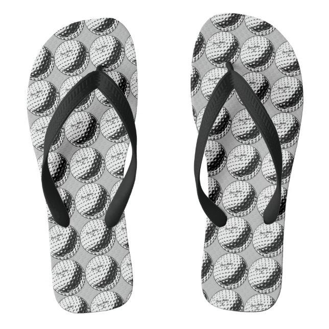 Golf Ball Flip Flops (Fußbett)