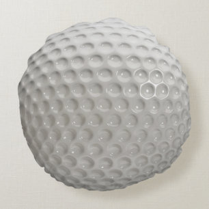 Golf Ball Fun Sport Rundes Kissen