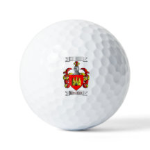 Golf Ball Gonzalez Nachname und Schild