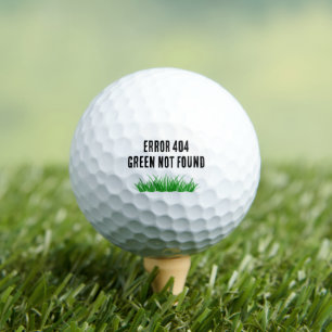 Golf Ball "Green not found" Golfer Geschenk Funny