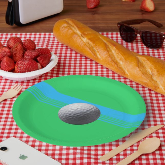 Golf Ball große Teller (Picknick)