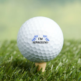 Golf Ball "I m Sinkiiing" Golfer Geschenk Funny