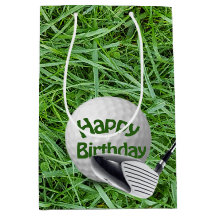 Golf Ball im Gras Geburtstag