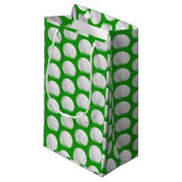 Golf Ball im Grasmuster Kleine Geschenktüte