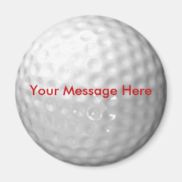 Golf Ball Magnet - Fügen Sie Ihre Nachricht hinzu