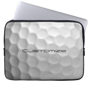 Golf Ball mit benutzerdefiniertem Text Laptopschutzhülle