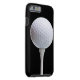 Golf Ball on Black - Maßgeschneiderte Vorlage Case-Mate iPhone Hülle (Rückseite/Rechts)
