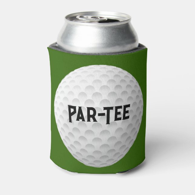 Golf Ball on GreenCooler Dosenkühler (Kanne Rückseite)