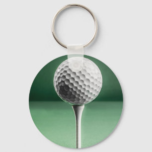 Golf Ball on T-Shirt Schlüsselanhänger