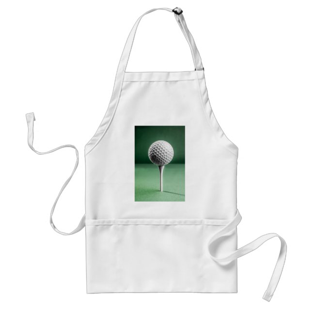 Golf Ball on Tee Schürze (Vorne)
