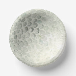 Golf Ball Paper Plate Pappteller
