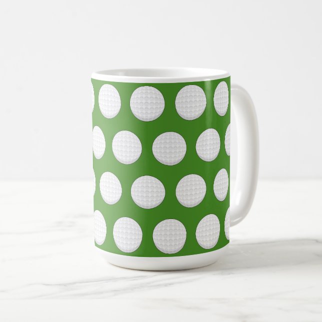 Golf Ball Pattern Kaffeetasse (VorderseiteRechts)