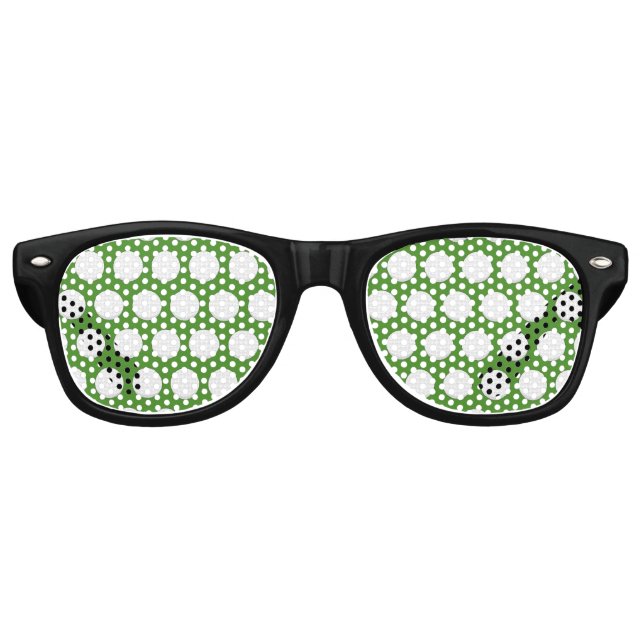 Golf Ball Pattern Partybrille (Vorderseite)
