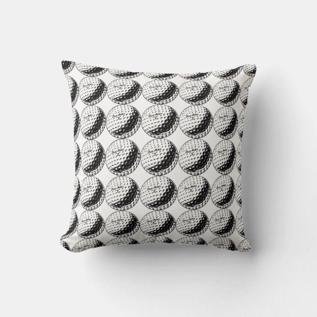 Golf Ball Pillow Kissen (Vorderseite)