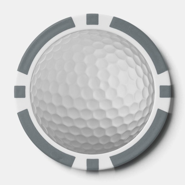 Golf Ball - Poker Chips nach Maß (Vorderseite)