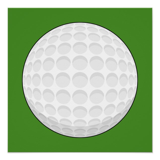 Golf Ball Poster (Vorderseite)