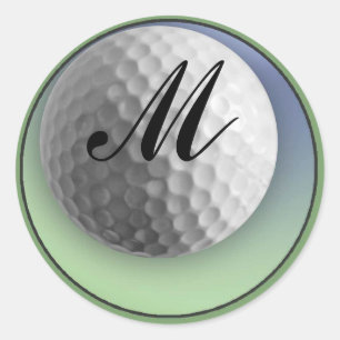 Golf Ball Runder Aufkleber