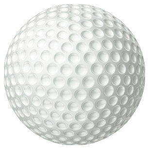 Golf Ball Runder Aufkleber
