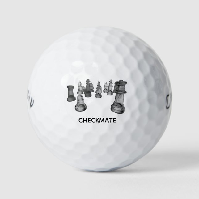 Golf Ball Schachmatt (Vorderseite)