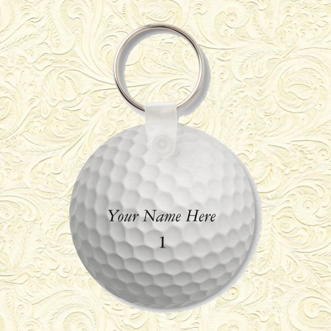 Golf Ball Schlüsselanhänger Passen Sie Ihren Namen (Von Creator hochgeladen)