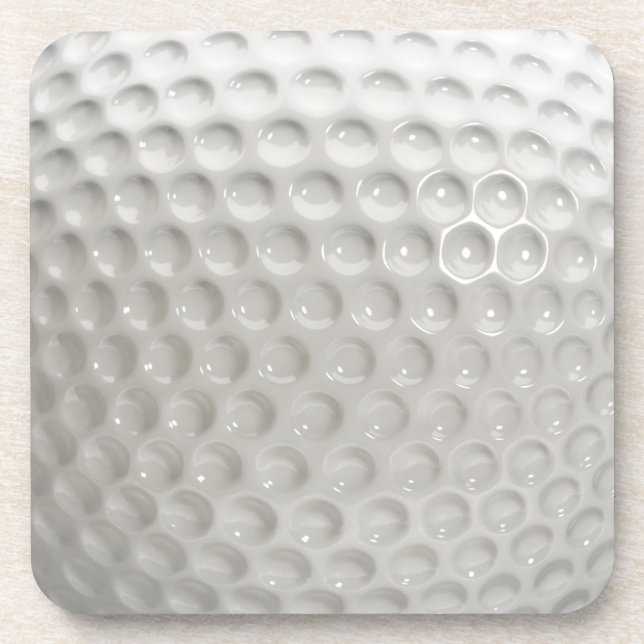 Golf Ball Sport Getränkeuntersetzer (Vorderseite)