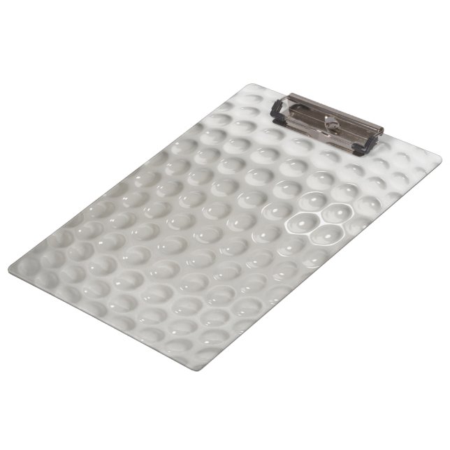 Golf Ball Sport Klemmbrett (Schrägansicht)