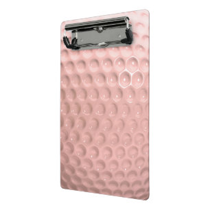 Golf Ball Sport Pink Mini Klemmbrett