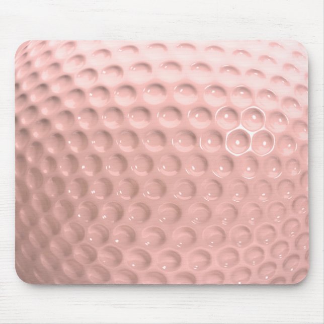 Golf Ball Sport Pink Mousepad (Vorne)