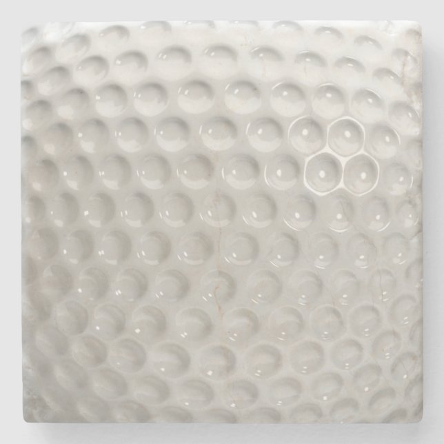 Golf Ball Sport Steinuntersetzer (Vorderseite)