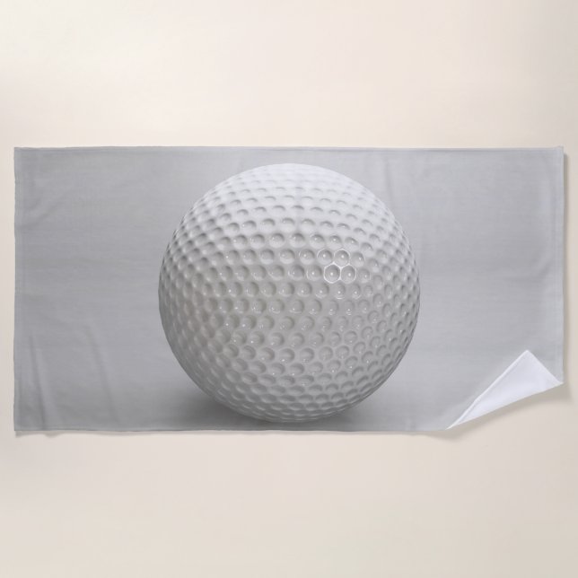 Golf Ball Sport Strandtuch (Vorderseite)
