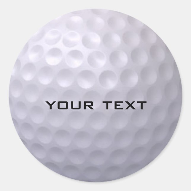 Golf Ball Sticker (Vorderseite)