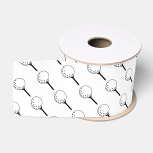 Golf Ball T-Shirt Muster Klassisch Zeitloses Golfs Ripsband