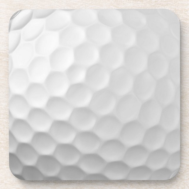 Golf Ball Textur Getränkeuntersetzer (Vorderseite)