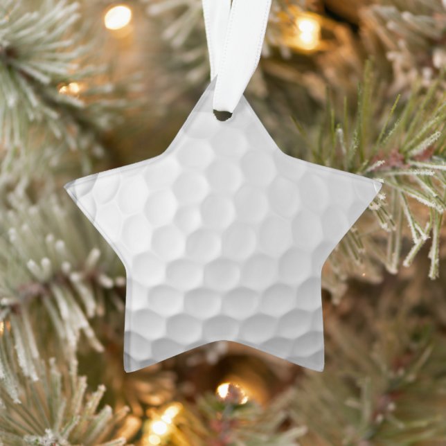 Golf Ball Textur Ornament (Baum)