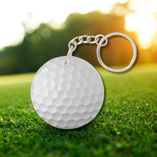 Golf Ball Textur Schlüsselanhänger