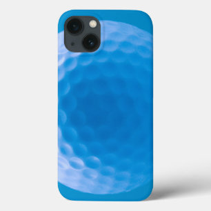 Golf Ball Textur sehen Dimples arktisches Blau iPhone 13 Hülle