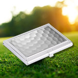 Golf Ball Textur Visitenkarten Etui<br><div class="desc">VIER! Dieses Bild des Golf Ball Dimples ist perfekt für jeden Golf Lover.</div>