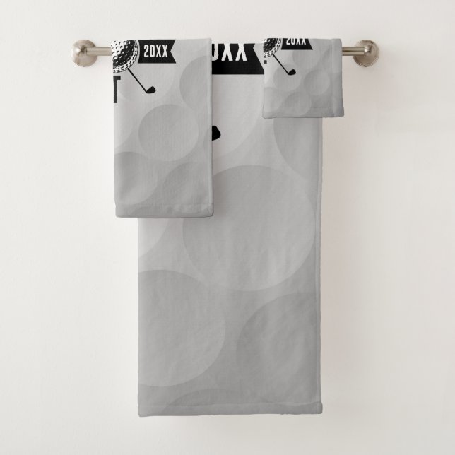 Golf Ball Texture & Club Premier Monogramme (En situation)