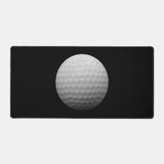 Golf Ball Thema Sport Schreibtischunterlage (Vorderseite)