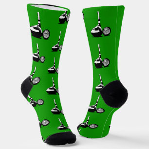 Golf Ball und Golf Club Socken