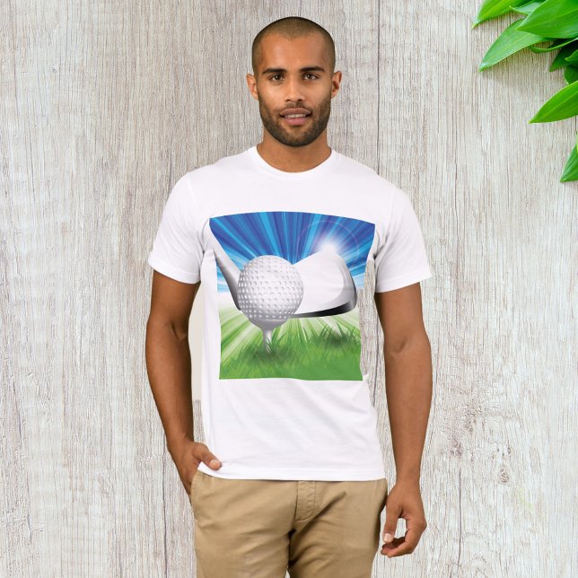 Golf Ball und T-Shirt Mens T - Shirt (Von Creator hochgeladen)