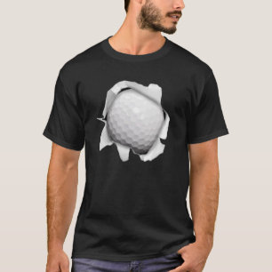 Golf Ball und Tapete Golfer Golfspielen Herren Boy T-Shirt