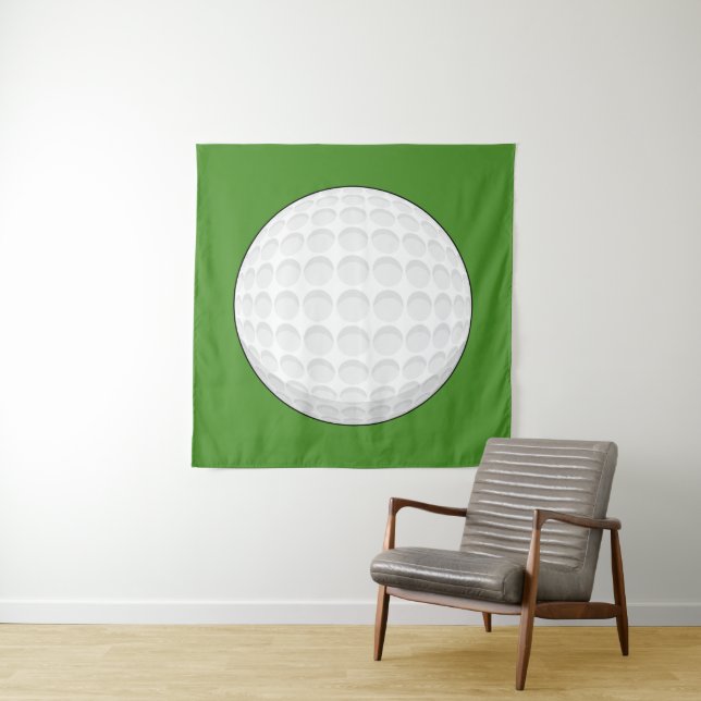 Golf Ball Wandteppich (Beispiel)