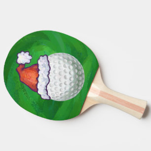 Golf Ball Weihnachtsmänner Tischtennis Schläger