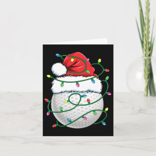 Golf Ball Weihnachtsmannmütze Männer Frauen Weihna Karte