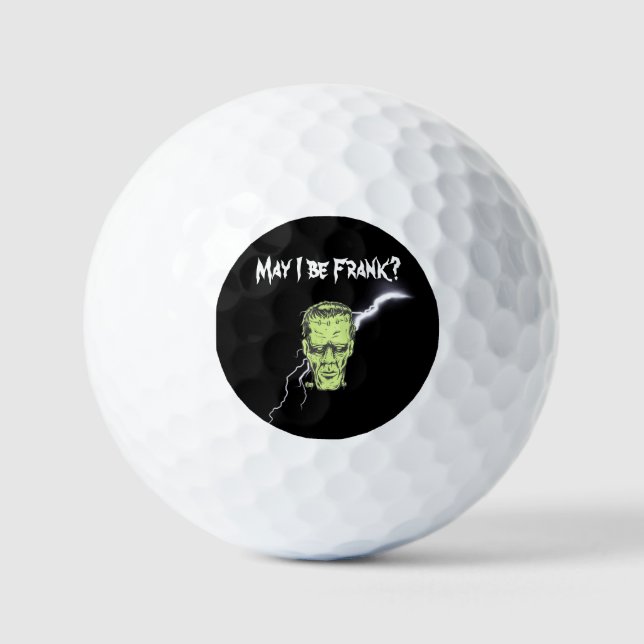 Golf Balls, darf ich Frank sein, Frankenstein Golfball (Vorderseite)