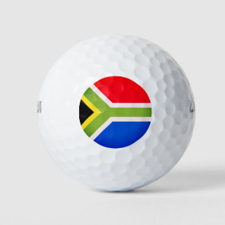Golf Balls der südafrikanischen Flagge Golfball