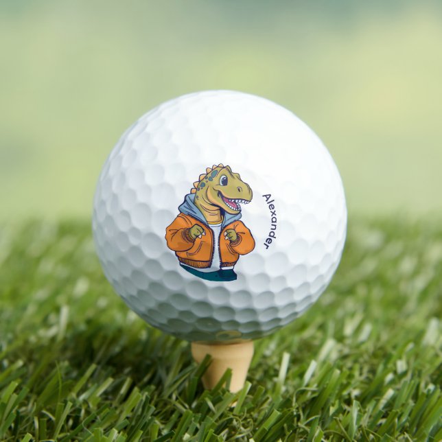 Golf Balls Dinosaurier Golfball (Insitu T-Shirt)