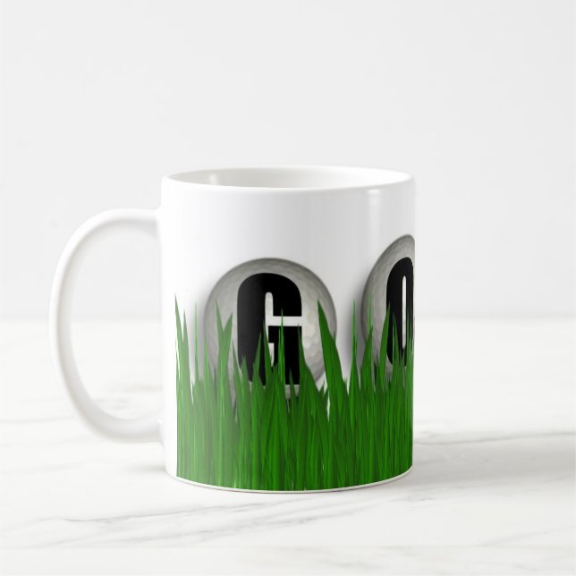 Golf Balls Golf Game Coffee Cup Tasse (Links)